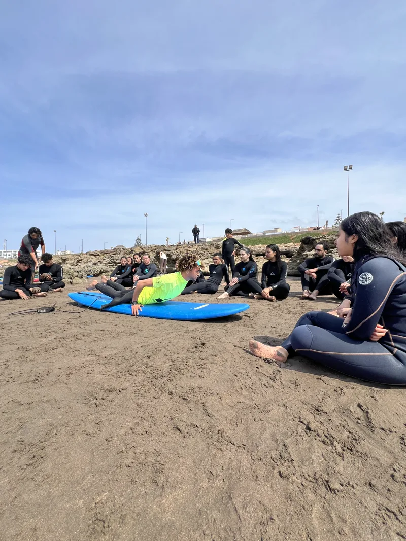 Cours de surf Tamaris Casablanca Maroc